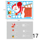 Christmas Decorations Glass Electrostatic Stickers