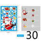 Christmas Decorations Glass Electrostatic Stickers