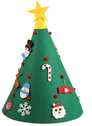 New Christmas gifts and gifts DIY felt Christmas tree for children