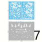 Christmas Decorations Glass Electrostatic Stickers