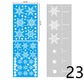 Christmas Decorations Glass Electrostatic Stickers