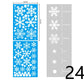 Christmas Decorations Glass Electrostatic Stickers