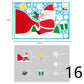 Christmas Decorations Glass Electrostatic Stickers