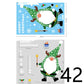 Christmas Decorations Glass Electrostatic Stickers