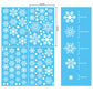 Christmas Decorations Glass Electrostatic Stickers