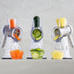 3 In 1 Vegetable Slicer Manual Kitchen Accessories Grater For Vegetable Cutter Round Chopper Mandolin Shredder Potato Home Kitchen Supplies Kitchen Gadgets