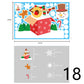 Christmas Decorations Glass Electrostatic Stickers