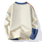 Colorblock Pullover Sweater Winter Fashion Long Sleeve Top Men&